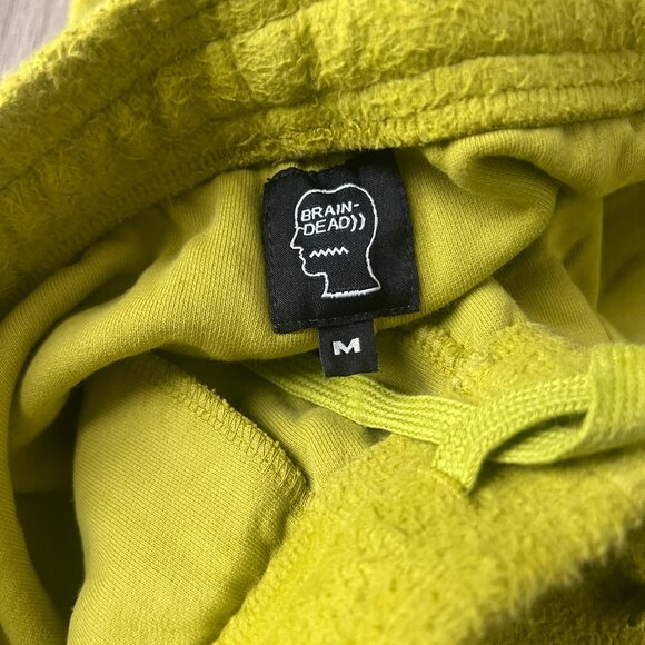 Brain Dead Slime Reverse Fleece Sweatpant - Apple - Picture 5 of 5